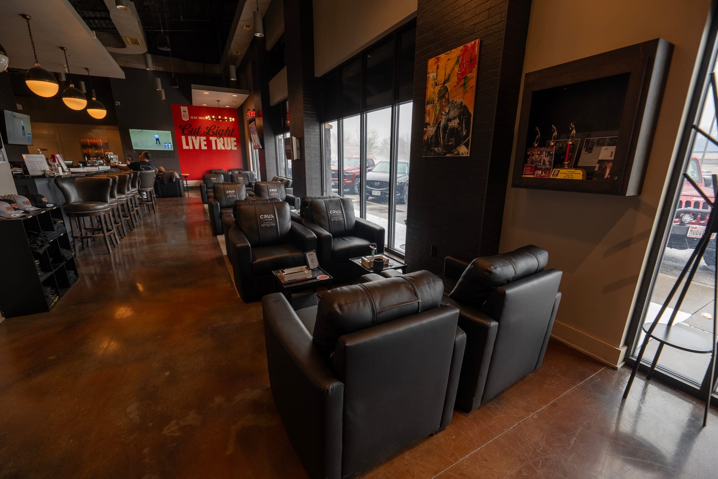 Capital Cigar Lounge brand photography